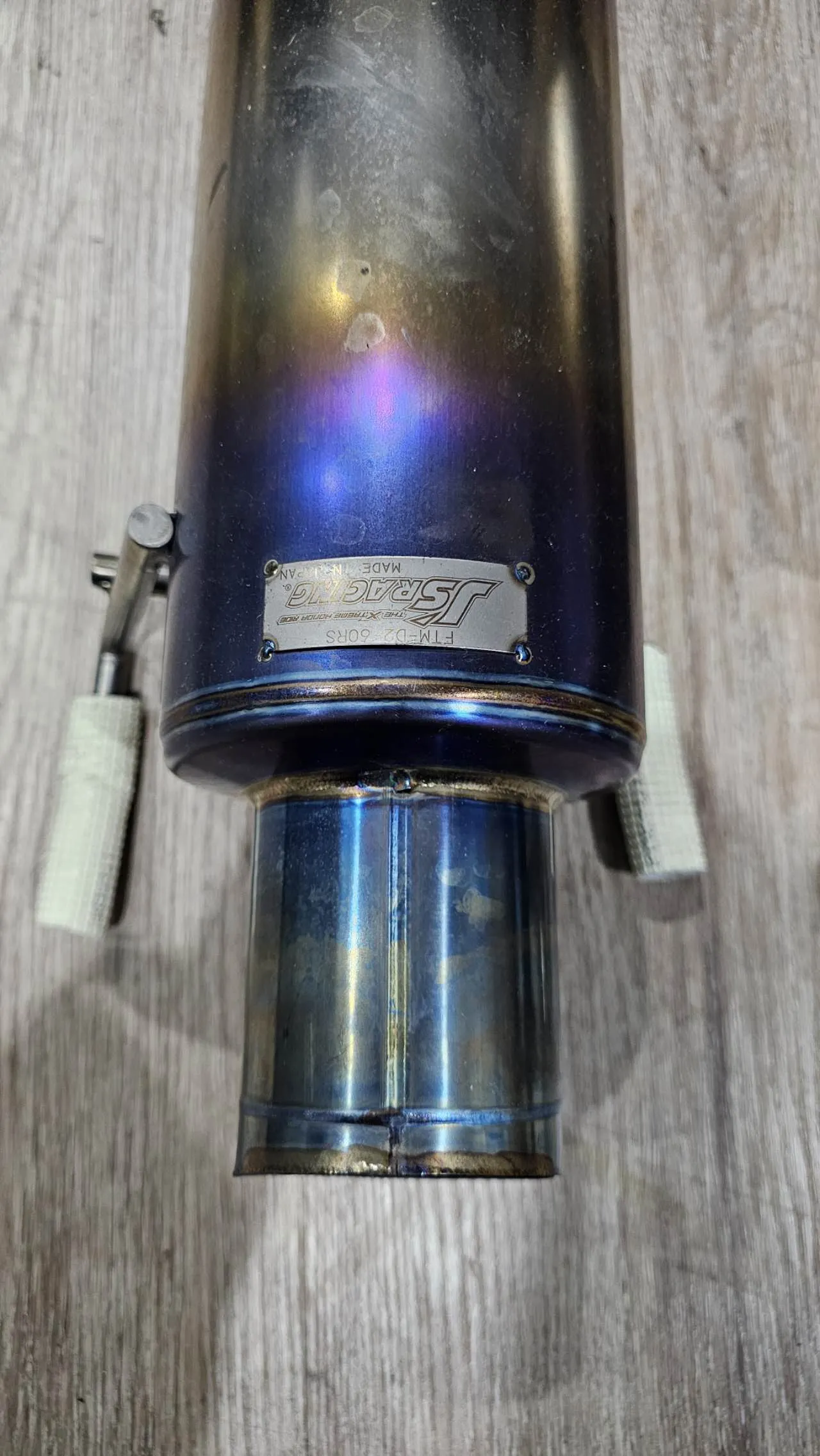 J’S RACING FX-PRO 60RS Full Titanium Exhaust — FD2 Civic Type R - Image 2