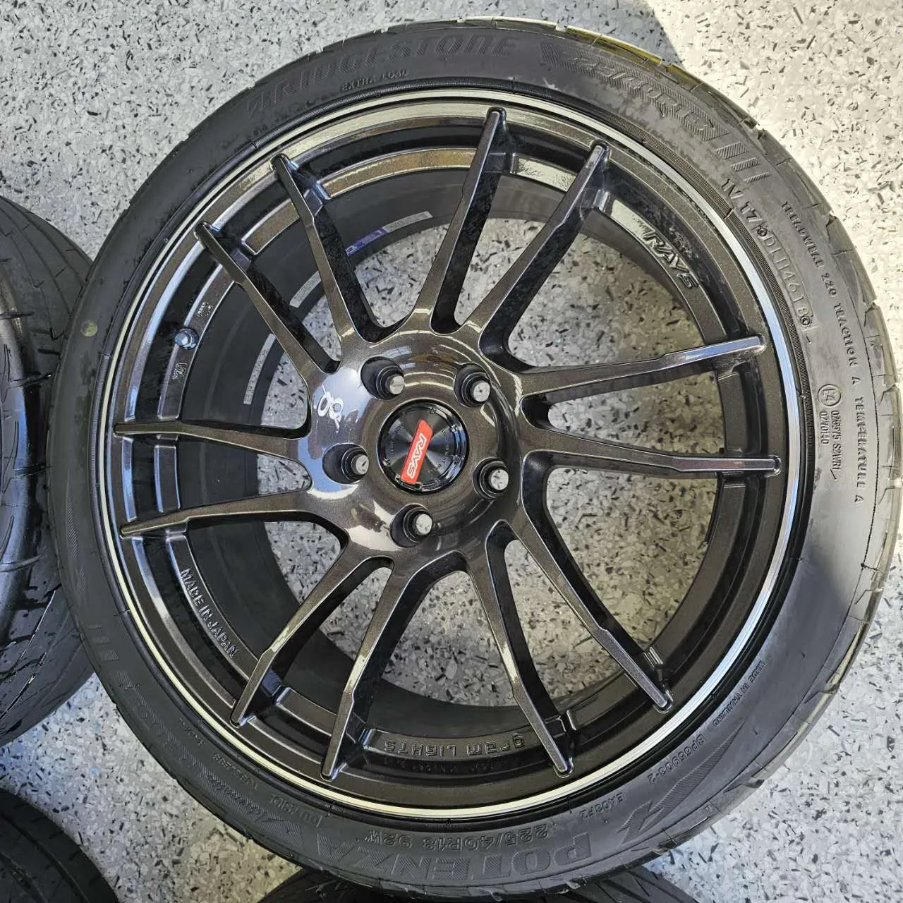 Genuine RAYS Gram Lights 57XTC Wheels β Set of Four πΉ 18Γ7.5J +50 πΉ 5Γ114.3 - Image 2