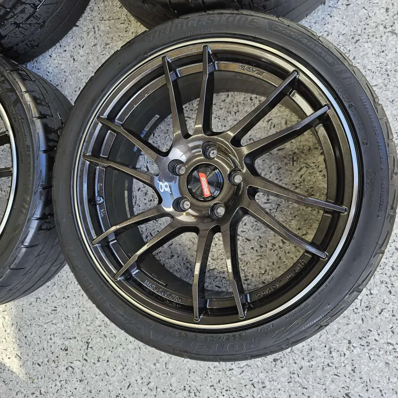 Genuine RAYS Gram Lights 57XTC Wheels β Set of Four πΉ 18Γ7.5J +50 πΉ 5Γ114.3 - Image 3