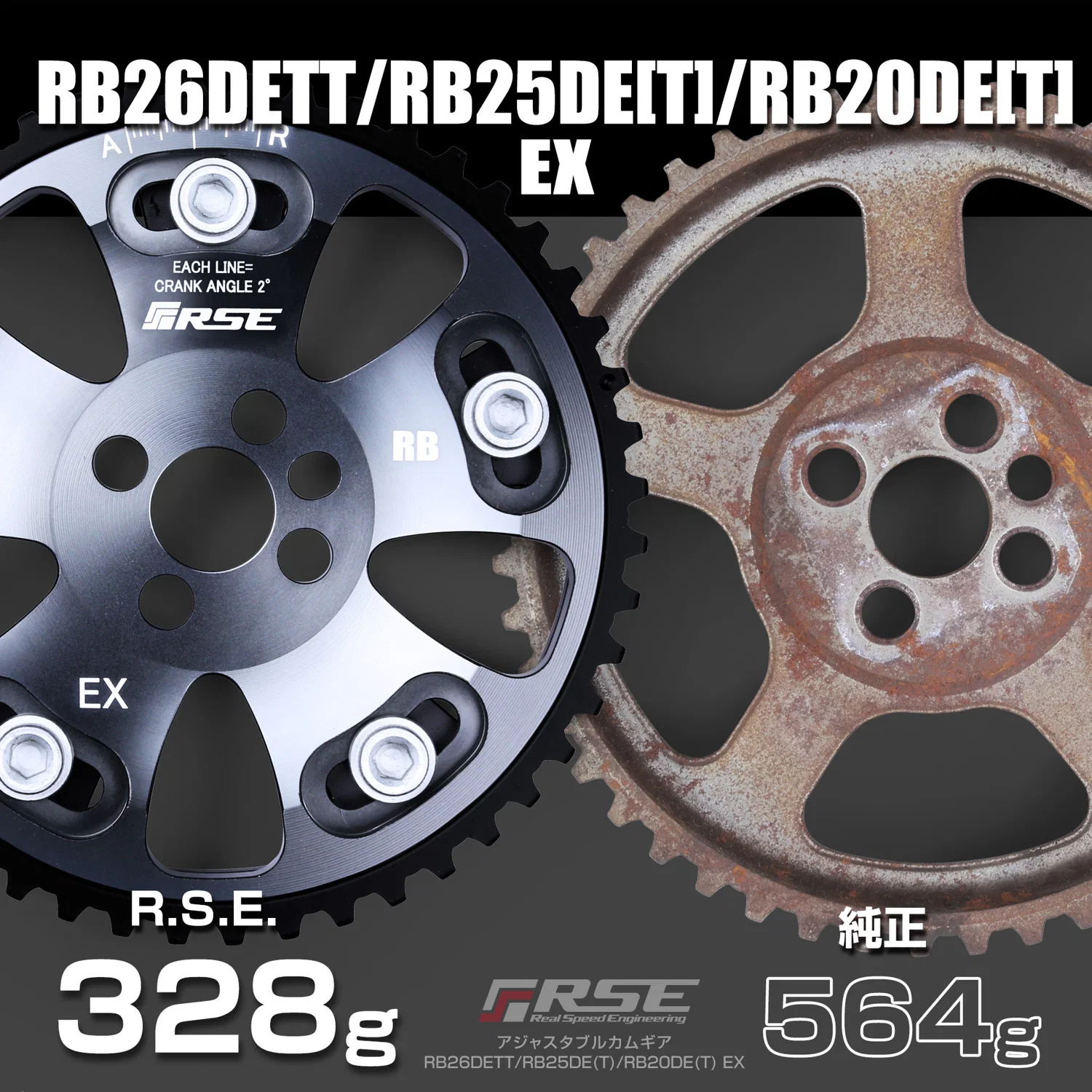 ADJUSTABLE CAM GEAR RB26DETT/RB25DE(T)/RB20DE(T) EX - Image 4