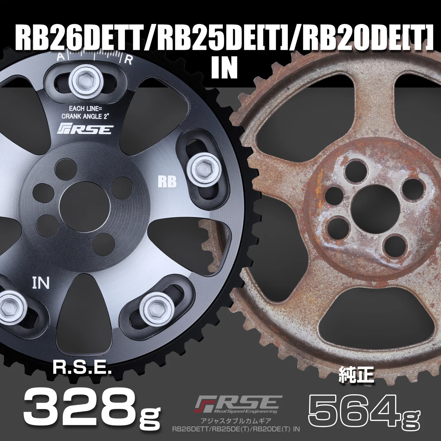 ADJUSTABLE CAM GEAR RB26DETT/RB25DE(T)/RB20DE(T) EX - Image 5