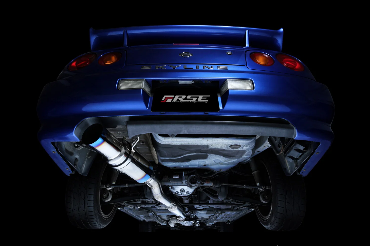 FULL TITANIUM MUFFLER SKYLINE ER34 2 DOOR - Image 3