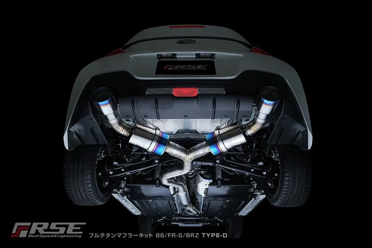 FULL TITANIUM MUFFLER GR86/86/FR-S/BRZ TYPE-D (DUAL) - Image 8