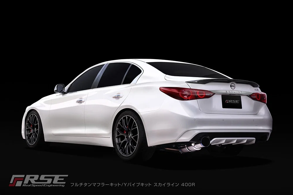 FULL TITANIUM Y SHAPE MID PIPE SKYLINE RV37/FAIRLADY Z RZ34 - Image 7