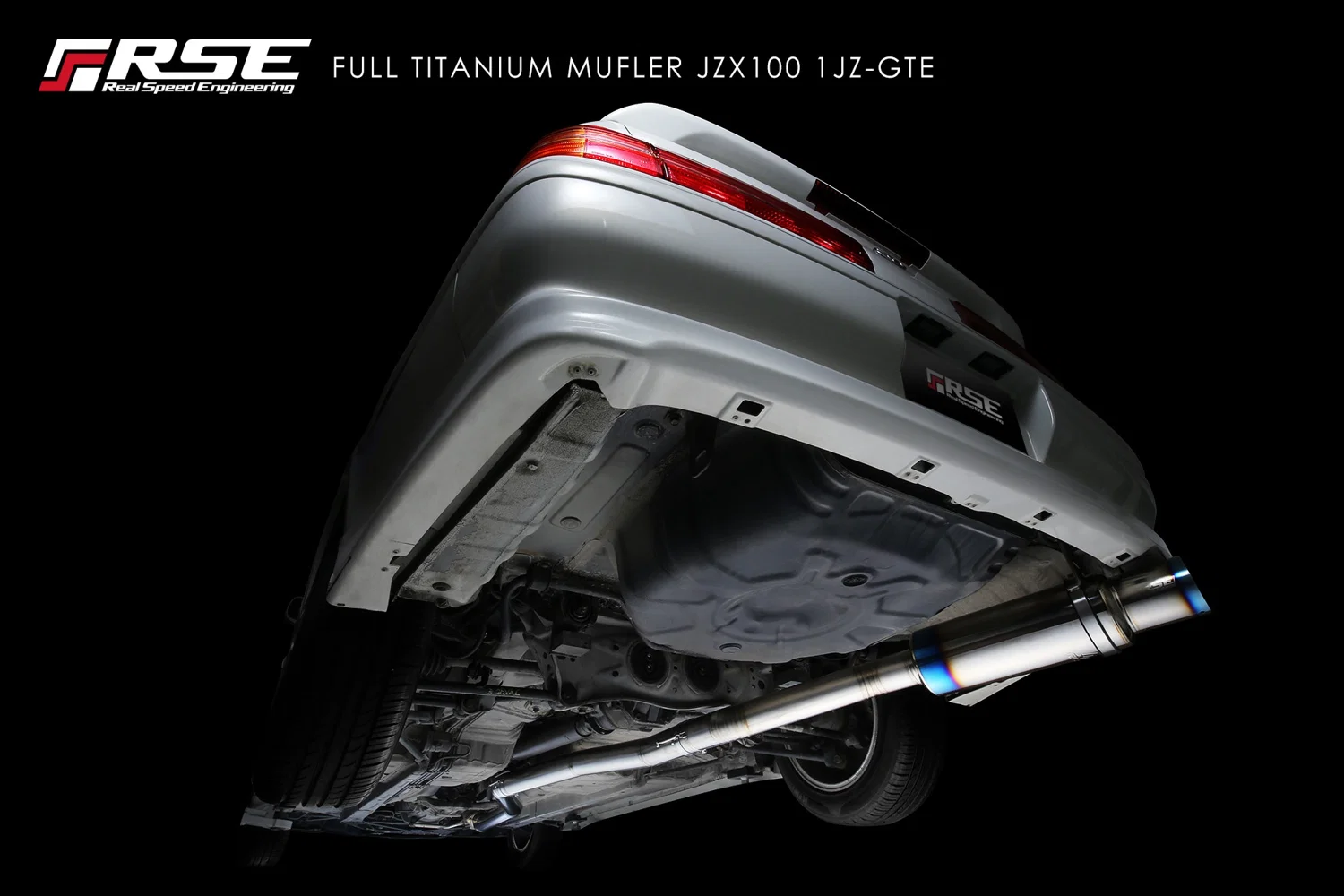 FULL TITANIUM MUFFLER CHASER/MARK2/CRESTA JZX100 - Image 3