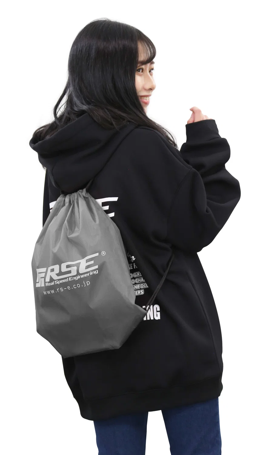 DRAWSTRING BAG GRAY - Image 5
