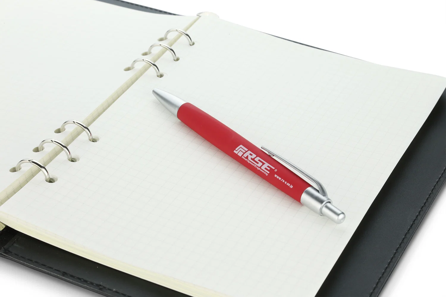 BALLPOINT PEN RED BODY with BLACK INK