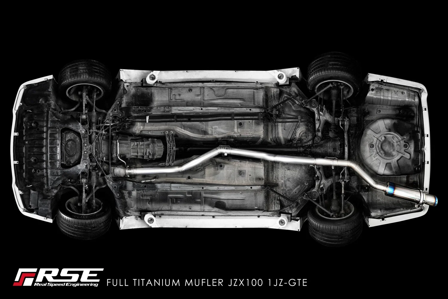 FULL TITANIUM MUFFLER CHASER/MARK2/CRESTA JZX100 - Image 2