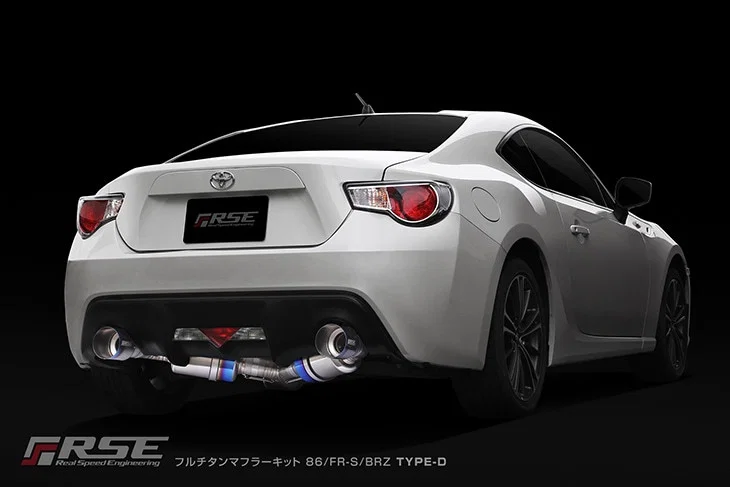 FULL TITANIUM MUFFLER GR86/86/FR-S/BRZ TYPE-D (DUAL) - Image 6