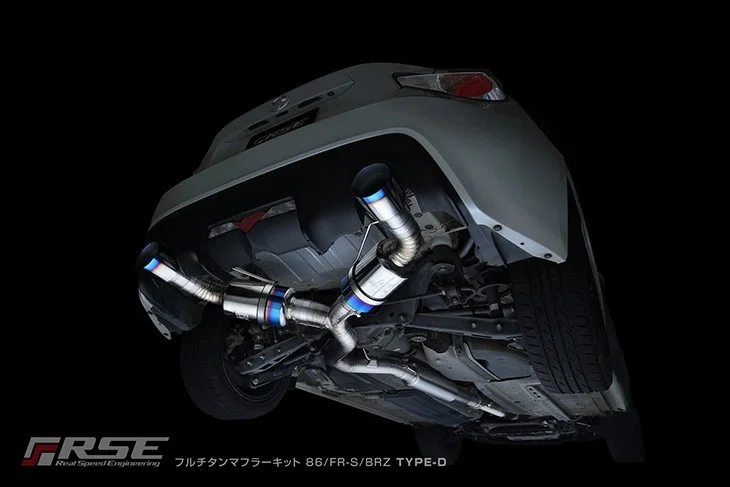 FULL TITANIUM MUFFLER GR86/86/FR-S/BRZ TYPE-D (DUAL) - Image 3