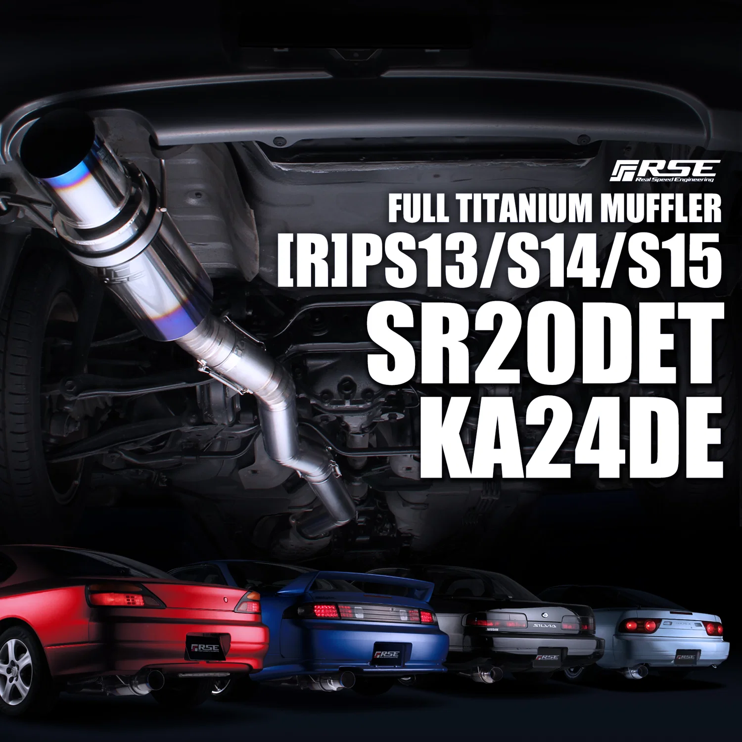 FULL TITANIUM MUFFLER SILVIA/240SX S14 SR20DET/KA24DE - Image 5