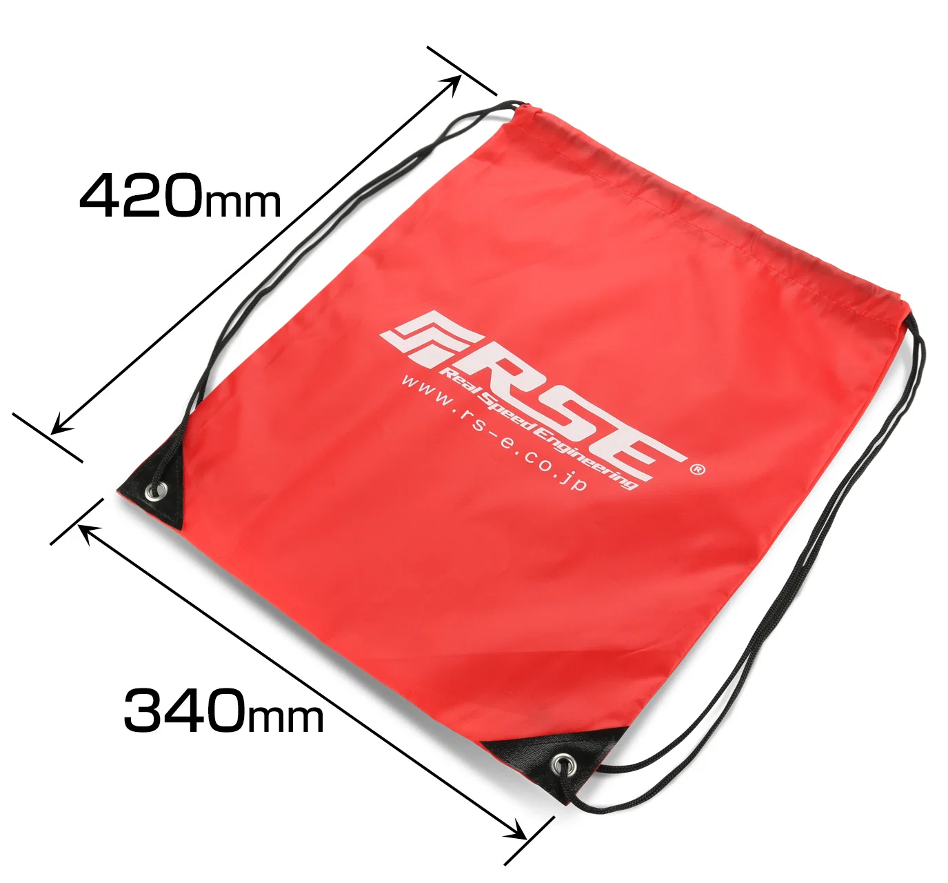 DRAWSTRING BAG RED - Image 5