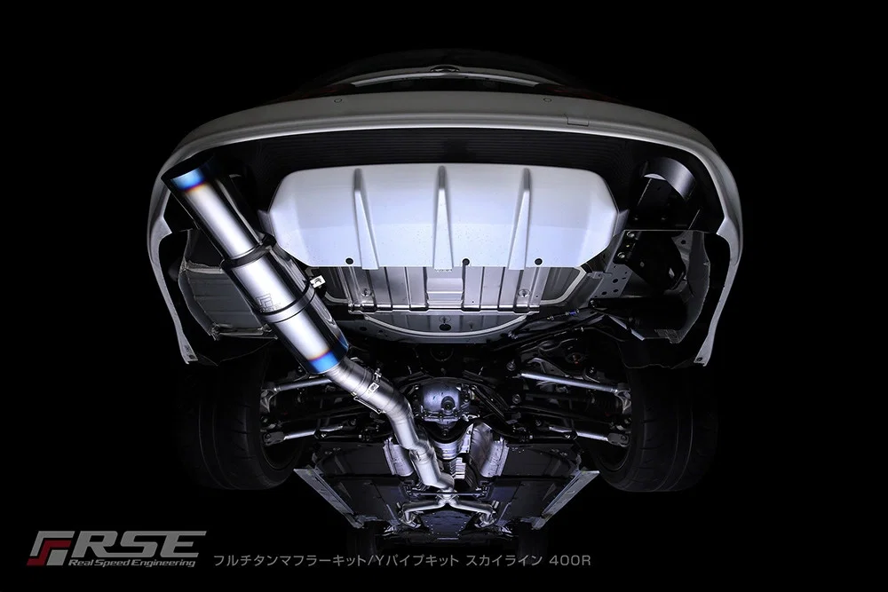 FULL TITANIUM Y SHAPE MID PIPE SKYLINE RV37/FAIRLADY Z RZ34 - Image 6