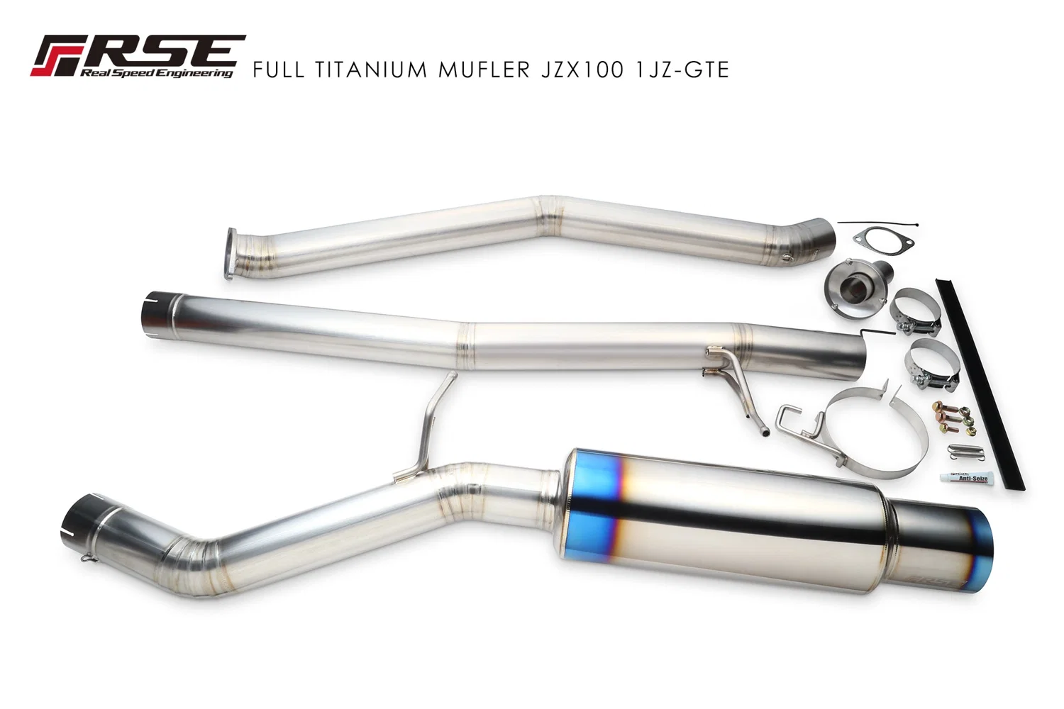 FULL TITANIUM MUFFLER CHASER/MARK2/CRESTA JZX100