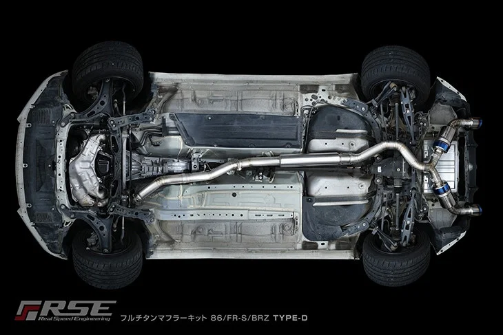 FULL TITANIUM MUFFLER GR86/86/FR-S/BRZ TYPE-D (DUAL) - Image 5