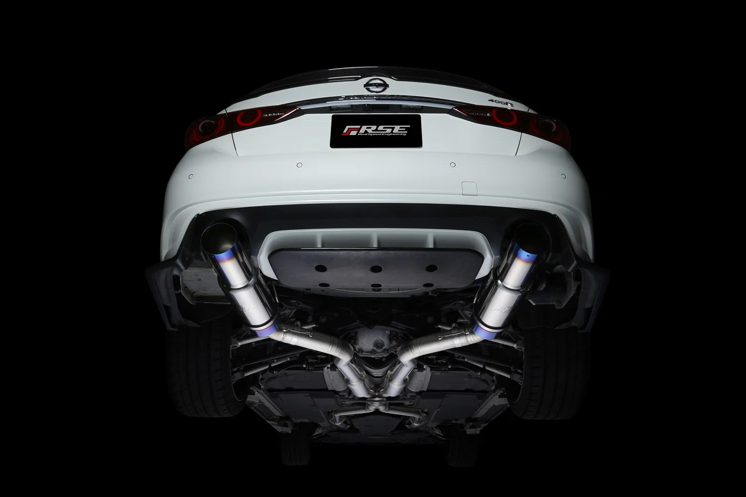 RSE FULL TITANIUM MUFFLER SKYLINE RV37 TYPE-D (DUAL) - Image 2