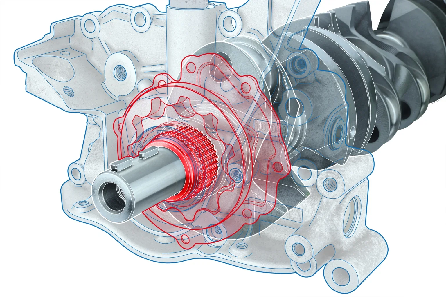 OIL PUMP DRIVE CRANKSHAFT GEAR 2JZ-G(T)E - Image 3