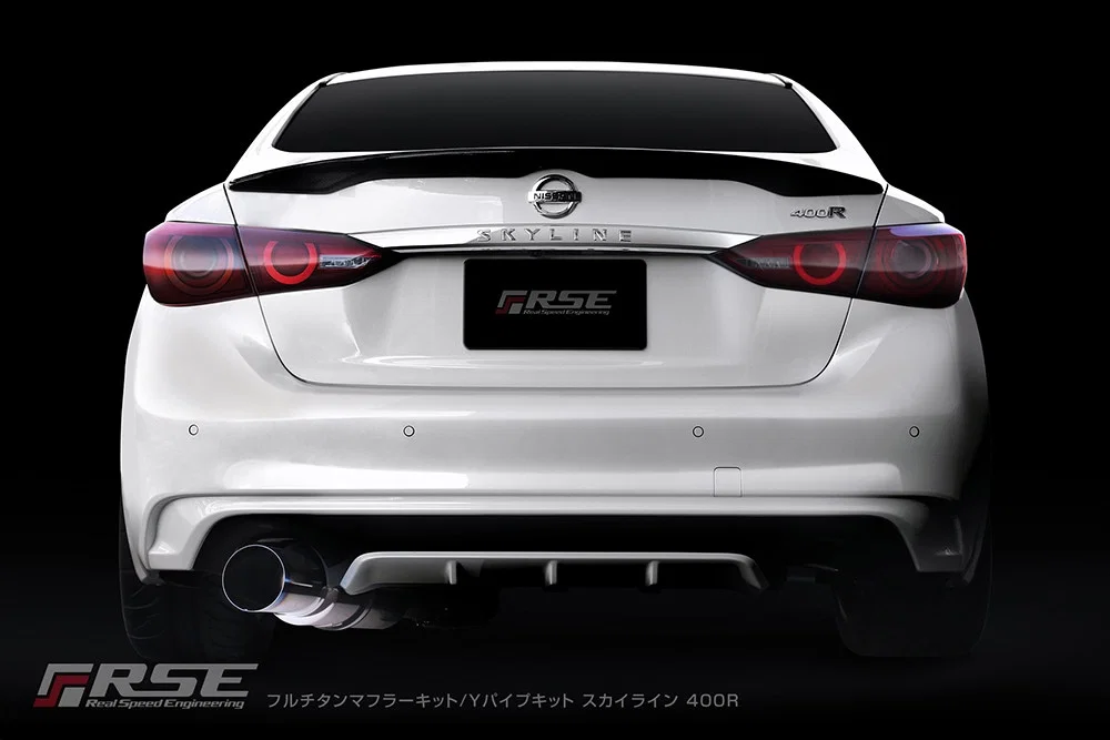 FULL TITANIUM Y SHAPE MID PIPE SKYLINE RV37/FAIRLADY Z RZ34 - Image 8