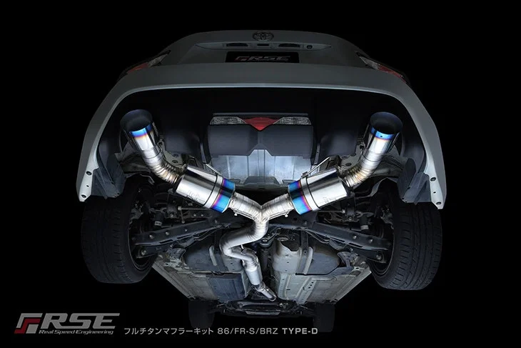 FULL TITANIUM MUFFLER GR86/86/FR-S/BRZ TYPE-D (DUAL) - Image 4